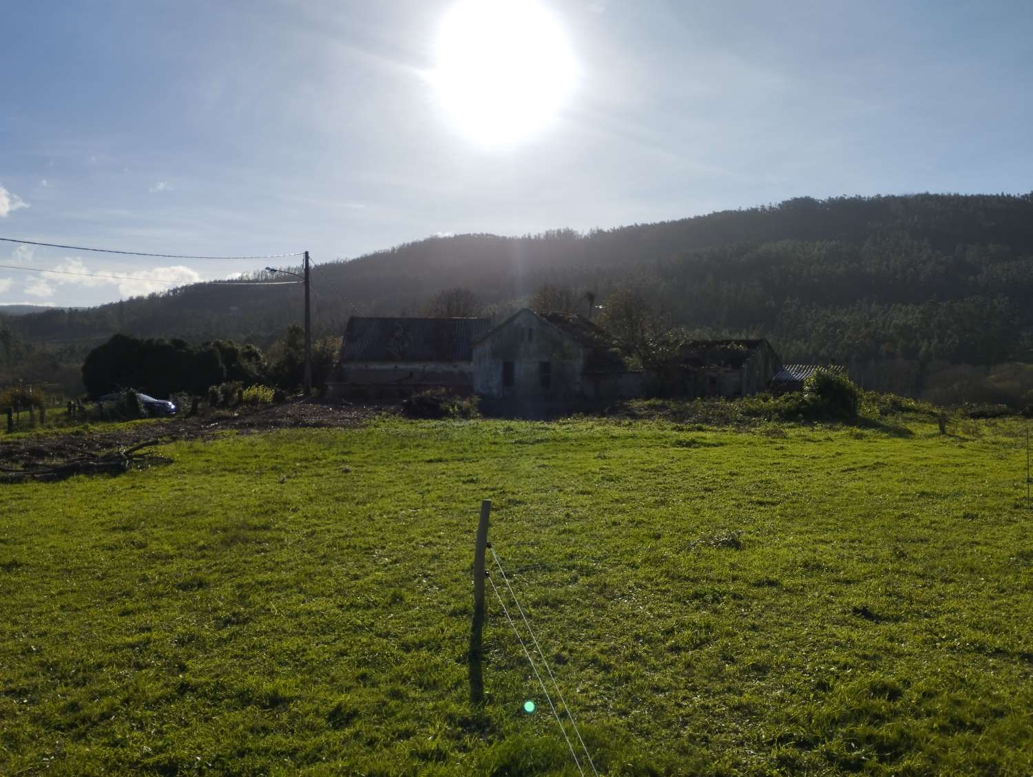 En venta gran finca en San Román, Cedeira.