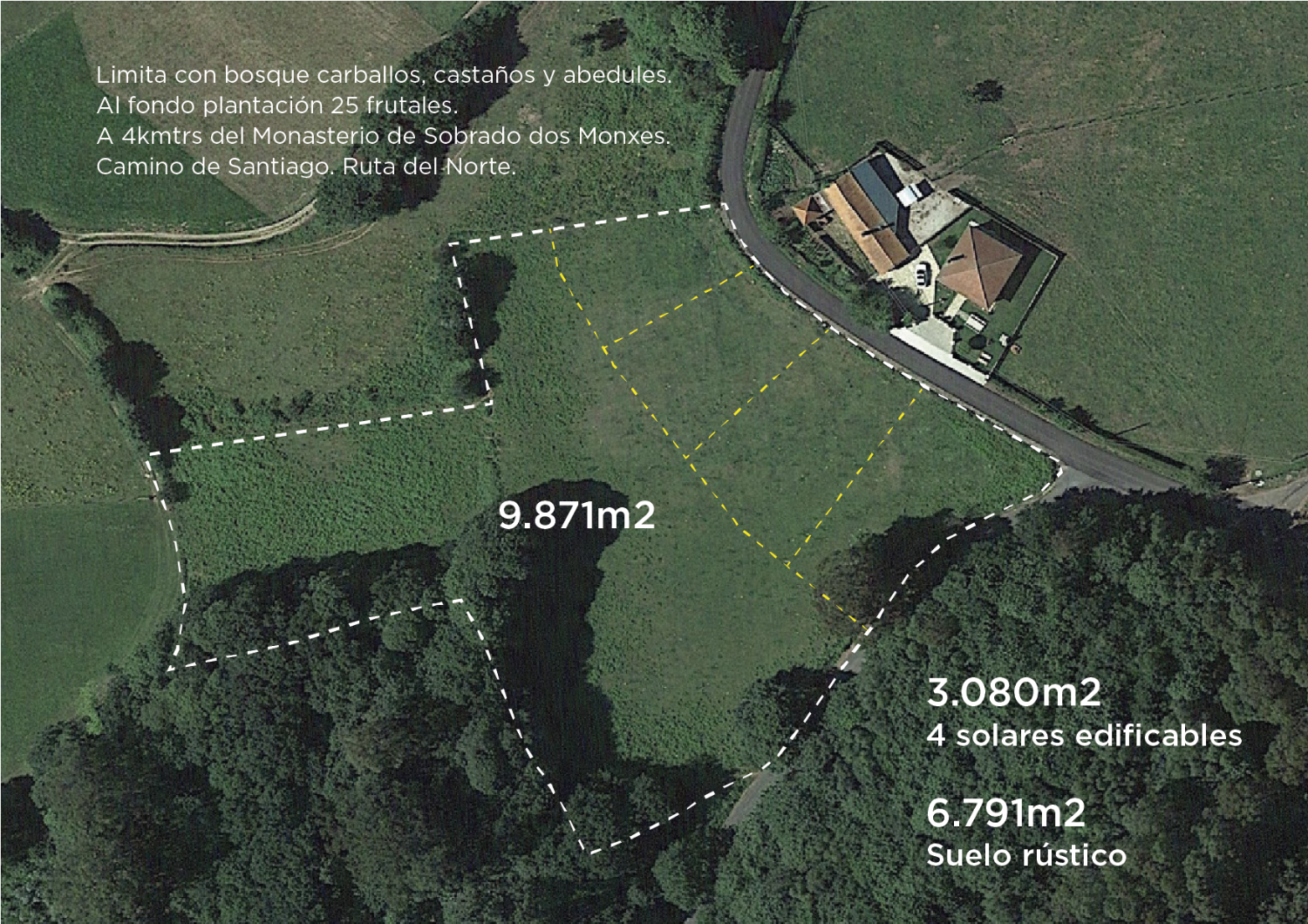 Gran solar en venta en Sobrado Dos Monxes.
