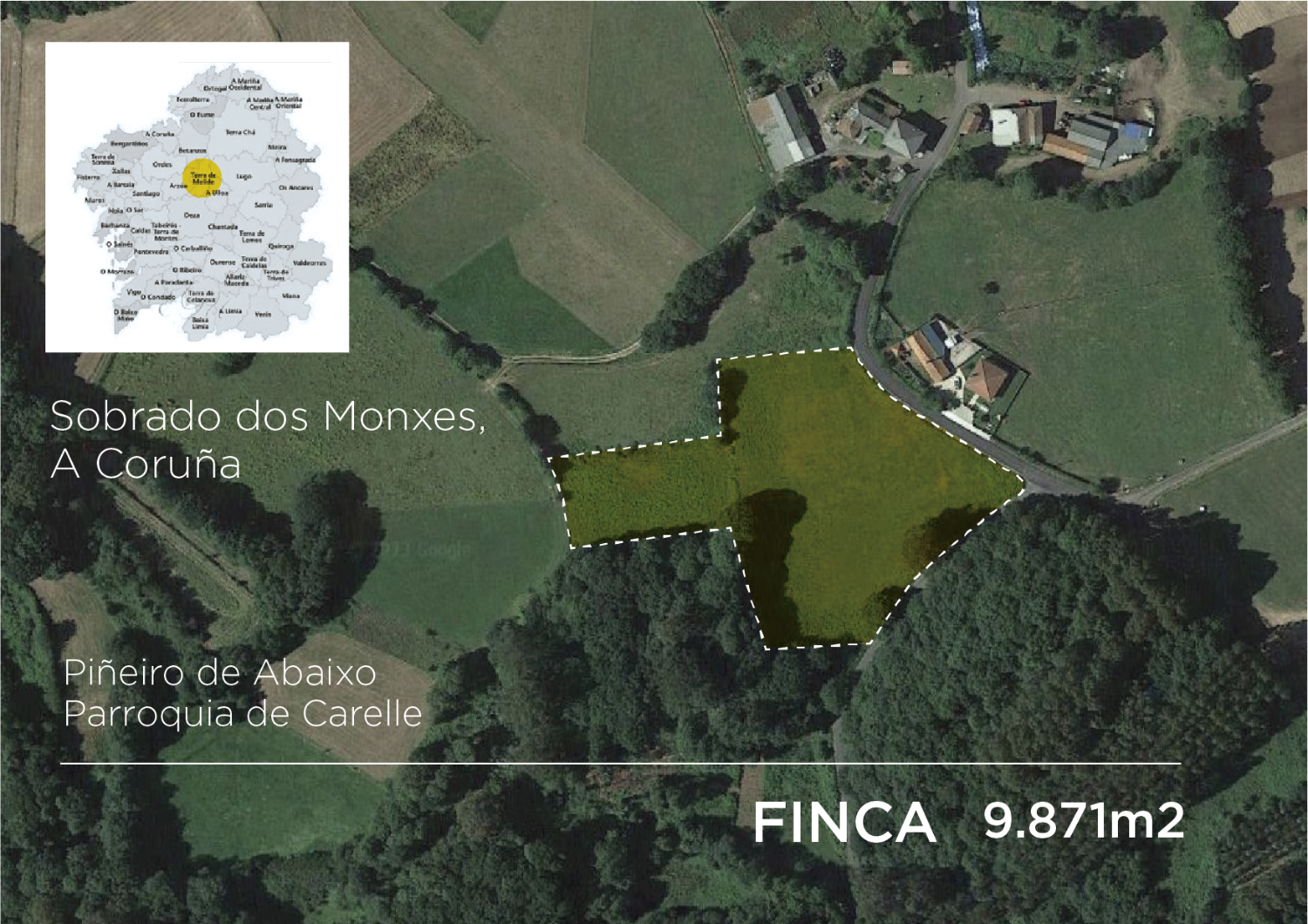 Gran solar en venta en Sobrado Dos Monxes.